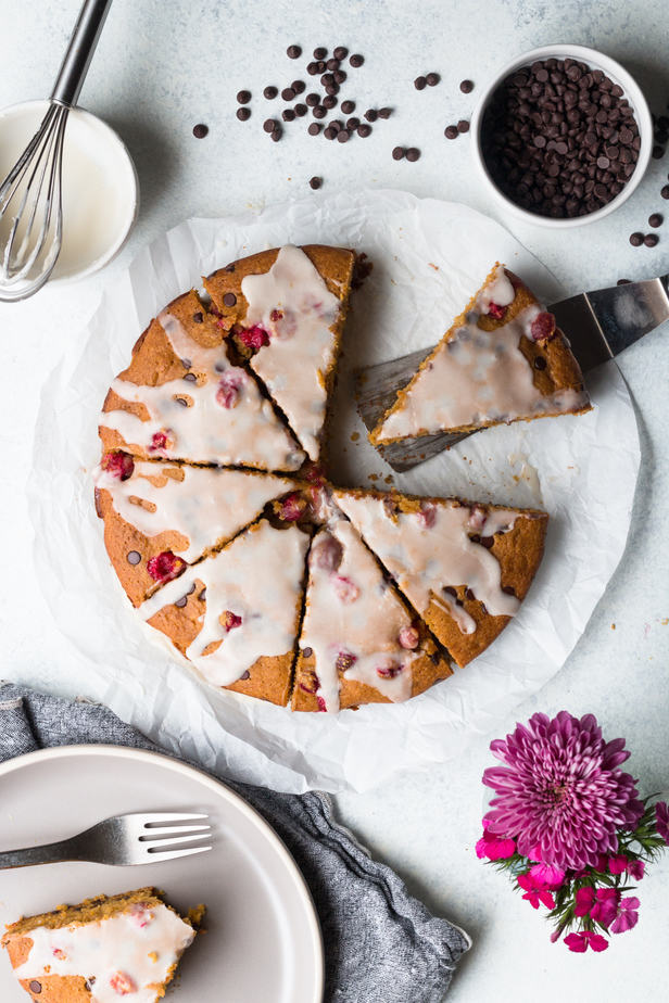 Gluten-Free Cranberry Butternut Squash Olive Oil Cake