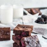 Gluten-Free Fudgy Blackberry Brownies - Priscilla Cooks